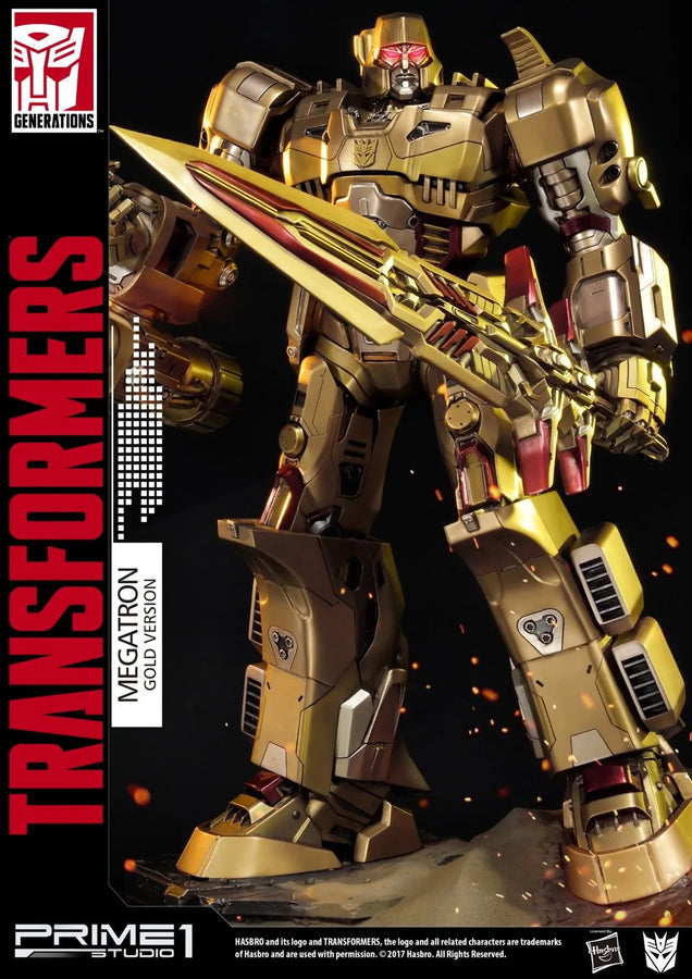 Megatron (Gold Version) Transformers Generations I – Prime1Studio – ActionFigure Brasil