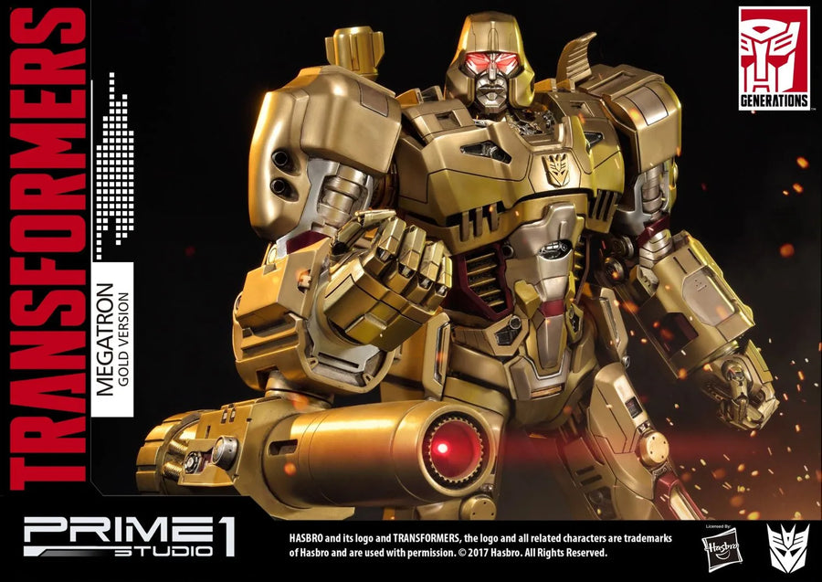 Megatron (Gold Version) Transformers Generations I – Prime1Studio – ActionFigure Brasil