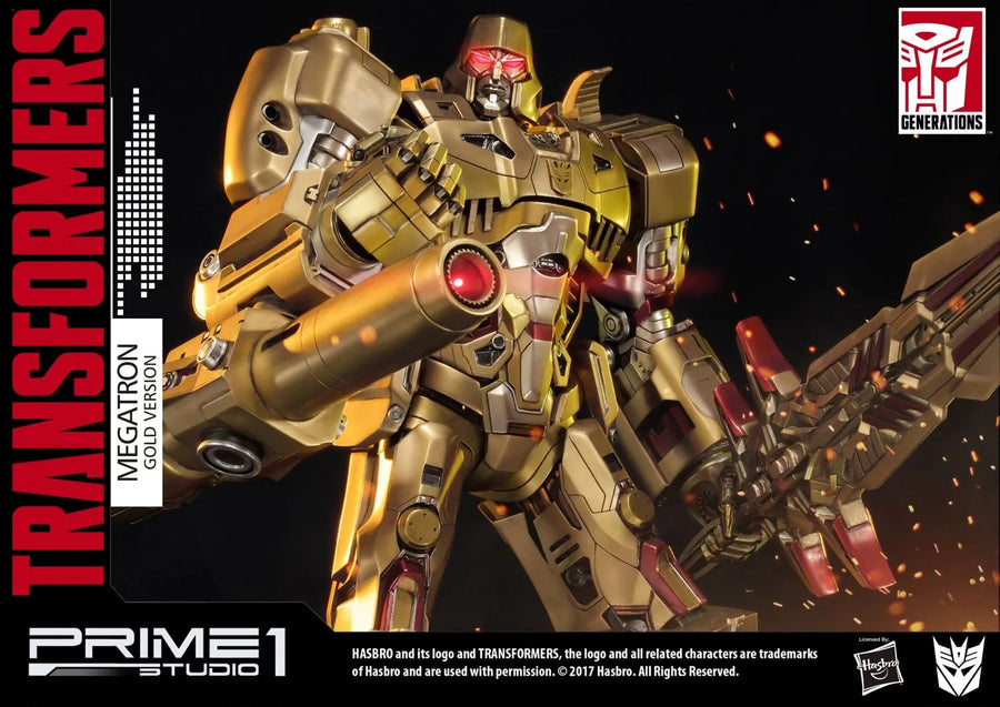 Megatron (Gold Version) Transformers Generations I – Prime1Studio – ActionFigure Brasil