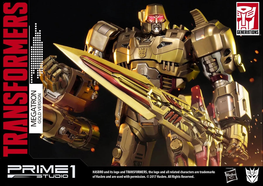 Megatron (Gold Version) Transformers Generations I – Prime1Studio – ActionFigure Brasil