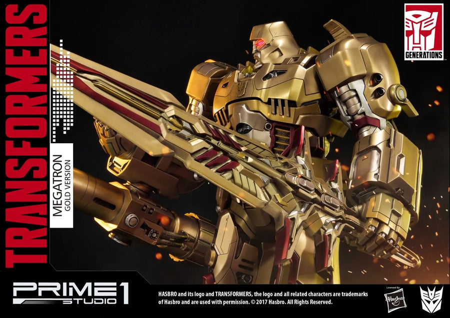 Megatron (Gold Version) Transformers Generations I – Prime1Studio – ActionFigure Brasil