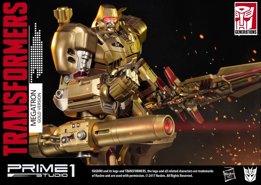 Megatron (Gold Version) Transformers Generations I – Prime1Studio – ActionFigure Brasil