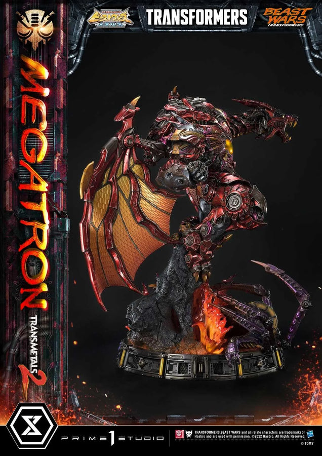 Megatron Transmetal 2 (Deluxe Bonus Version) Beast Wars(Metals): Transformers – Prime1Studio – ActionFigure Brasil