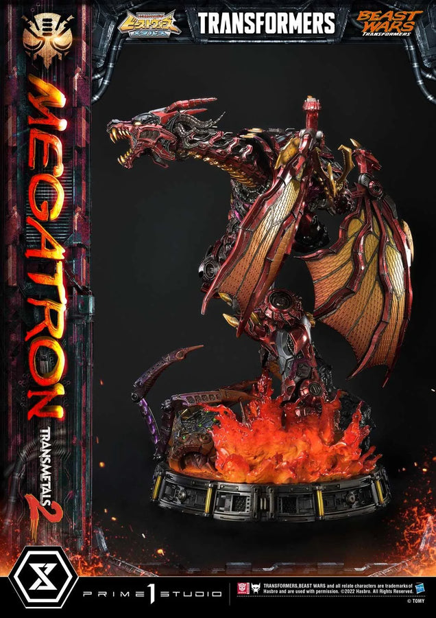 Megatron Transmetal 2 (Deluxe Bonus Version) Beast Wars(Metals): Transformers – Prime1Studio – ActionFigure Brasil