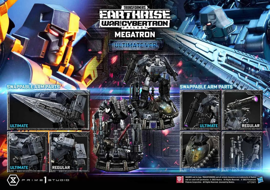 Megatron (Ultimate Version) Transformers: War For Cybertron – Prime1Studio – ActionFigure Brasil