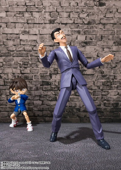 Meitantei Conan - Mouri Kogorou - S.H.Figuarts (Bandai Spirits)ㅤ – Bandai Spirits – ActionFigureBrasil — com base expositora