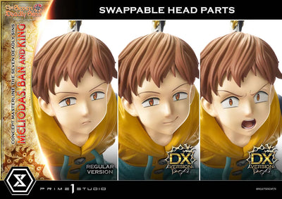 Meliodas, Ban and King (Deluxe Bonus Version) The Seven Deadly Sins – Prime1Studio – ActionFigure Brasil