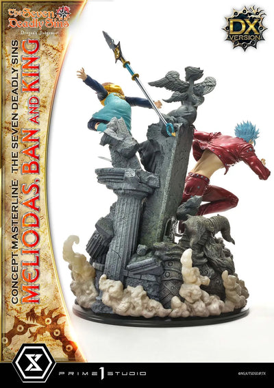 Meliodas, Ban and King (Deluxe Bonus Version) The Seven Deadly Sins – Prime1Studio – ActionFigure Brasil