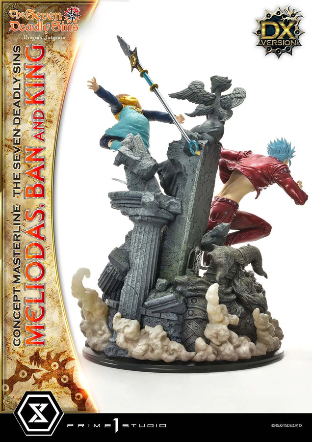 Meliodas, Ban and King (Deluxe Bonus Version) The Seven Deadly Sins – Prime1Studio – ActionFigure Brasil