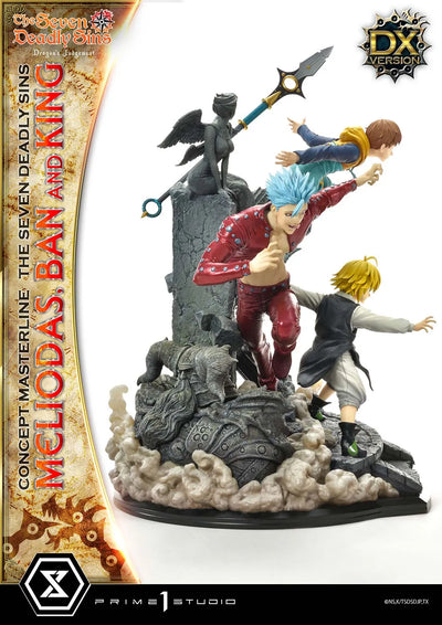 Meliodas, Ban and King (Deluxe Bonus Version) The Seven Deadly Sins – Prime1Studio – ActionFigure Brasil