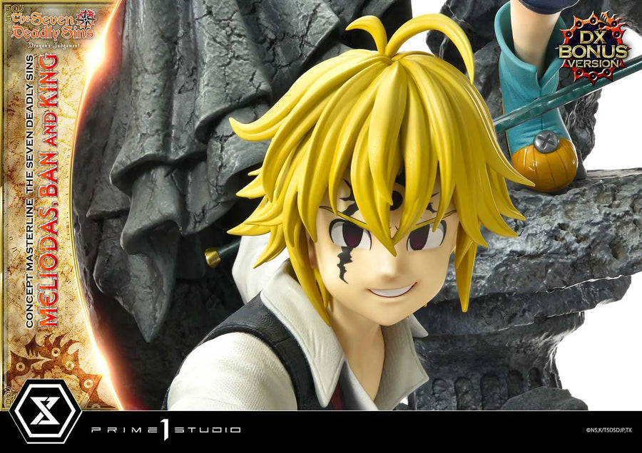 Meliodas, Ban and King (Deluxe Bonus Version) The Seven Deadly Sins – Prime1Studio – ActionFigure Brasil