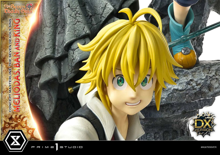 Meliodas, Ban and King (Deluxe Bonus Version) The Seven Deadly Sins – Prime1Studio – ActionFigure Brasil