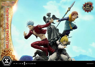 Meliodas, Ban and King (Deluxe Bonus Version) The Seven Deadly Sins – Prime1Studio – ActionFigure Brasil