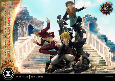 Meliodas, Ban and King (Deluxe Bonus Version) The Seven Deadly Sins – Prime1Studio – ActionFigure Brasil
