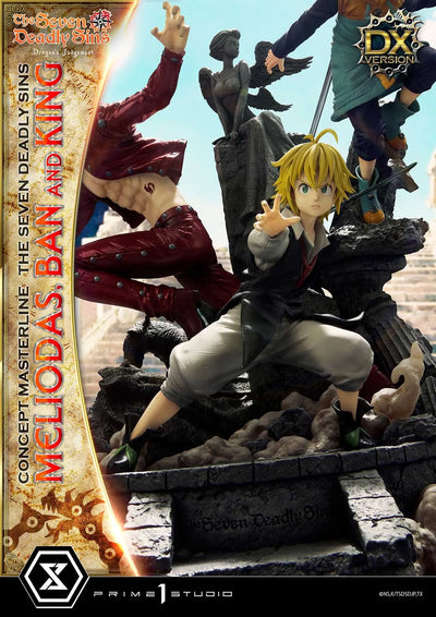 Meliodas, Ban and King (Deluxe Bonus Version) The Seven Deadly Sins – Prime1Studio – ActionFigure Brasil