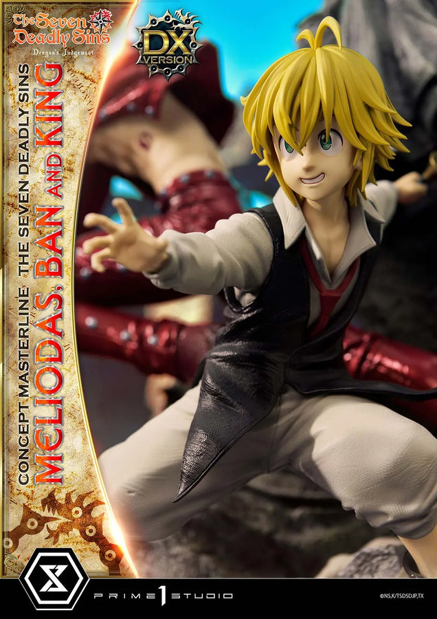 Meliodas, Ban and King (Deluxe Bonus Version) The Seven Deadly Sins – Prime1Studio – ActionFigure Brasil