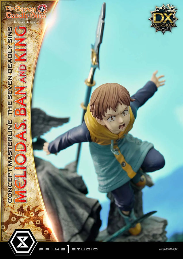 Meliodas, Ban and King (Deluxe Bonus Version) The Seven Deadly Sins – Prime1Studio – ActionFigure Brasil