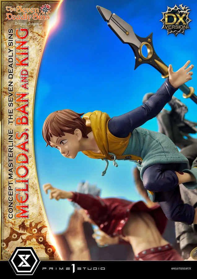Meliodas, Ban and King (Deluxe Bonus Version) The Seven Deadly Sins – Prime1Studio – ActionFigure Brasil