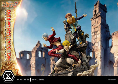 Meliodas, Ban and King (Regular Version) The Seven Deadly Sins – Prime1Studio – ActionFigure Brasil