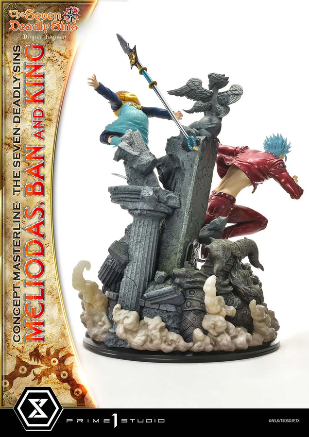 Meliodas, Ban and King (Regular Version) The Seven Deadly Sins – Prime1Studio – ActionFigure Brasil
