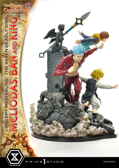 Meliodas, Ban and King (Regular Version) The Seven Deadly Sins – Prime1Studio – ActionFigure Brasil