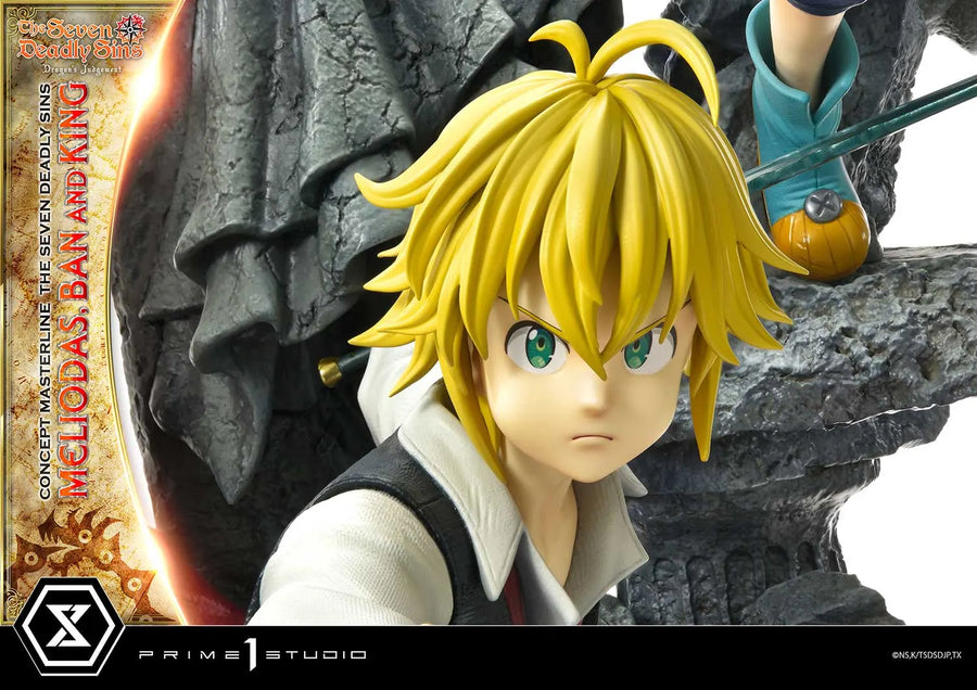 Meliodas, Ban and King (Regular Version) The Seven Deadly Sins – Prime1Studio – ActionFigure Brasil