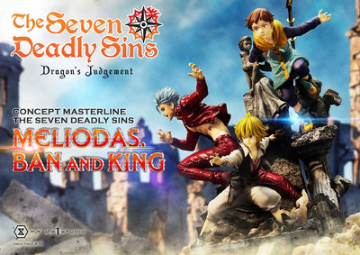 Meliodas, Ban and King (Regular Version) The Seven Deadly Sins – Prime1Studio – ActionFigure Brasil