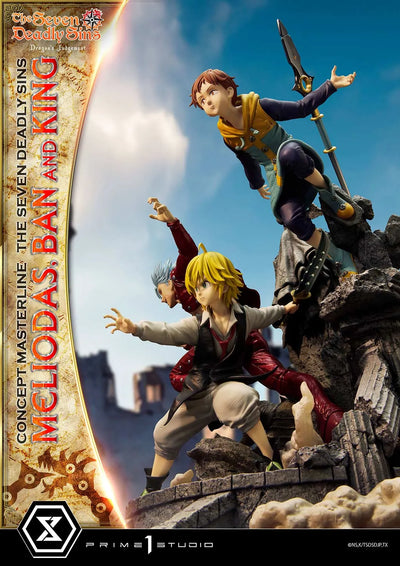 Meliodas, Ban and King (Regular Version) The Seven Deadly Sins – Prime1Studio – ActionFigure Brasil