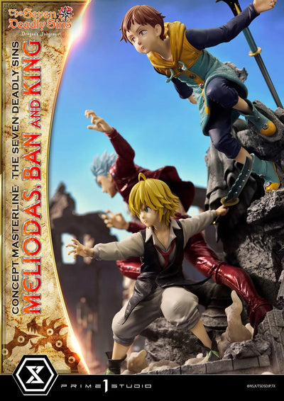 Meliodas, Ban and King (Regular Version) The Seven Deadly Sins – Prime1Studio – ActionFigure Brasil