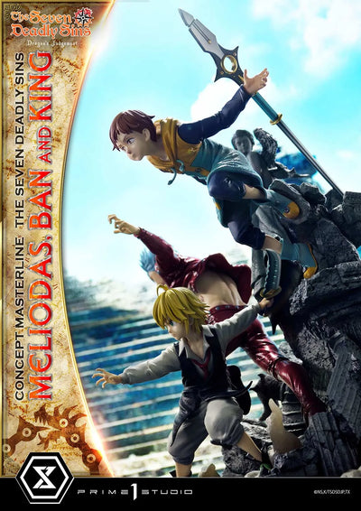 Meliodas, Ban and King (Regular Version) The Seven Deadly Sins – Prime1Studio – ActionFigure Brasil