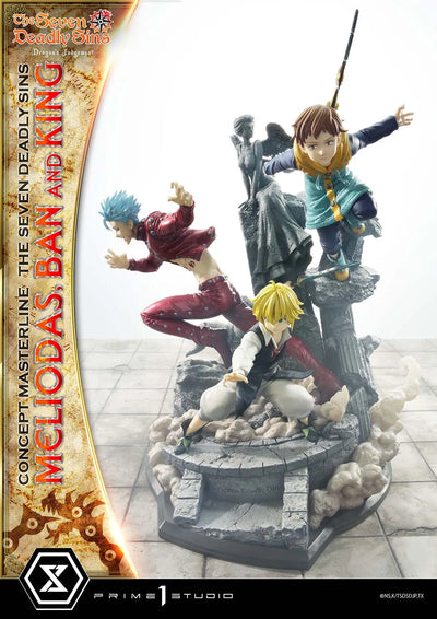 Meliodas, Ban and King (Regular Version) The Seven Deadly Sins – Prime1Studio – ActionFigure Brasil