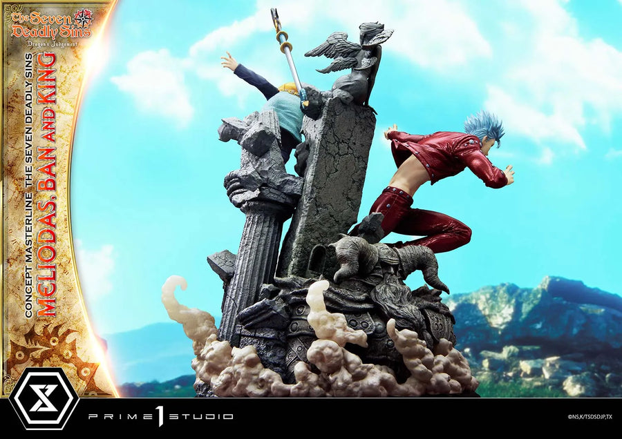 Meliodas, Ban and King (Regular Version) The Seven Deadly Sins – Prime1Studio – ActionFigure Brasil
