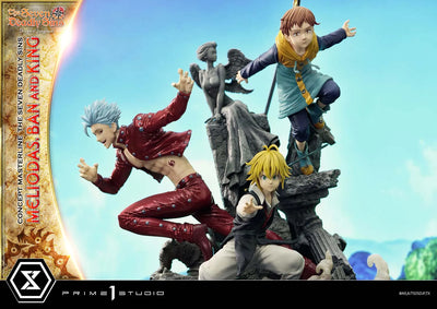 Meliodas, Ban and King (Regular Version) The Seven Deadly Sins – Prime1Studio – ActionFigure Brasil