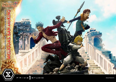 Meliodas, Ban and King (Regular Version) The Seven Deadly Sins – Prime1Studio – ActionFigure Brasil