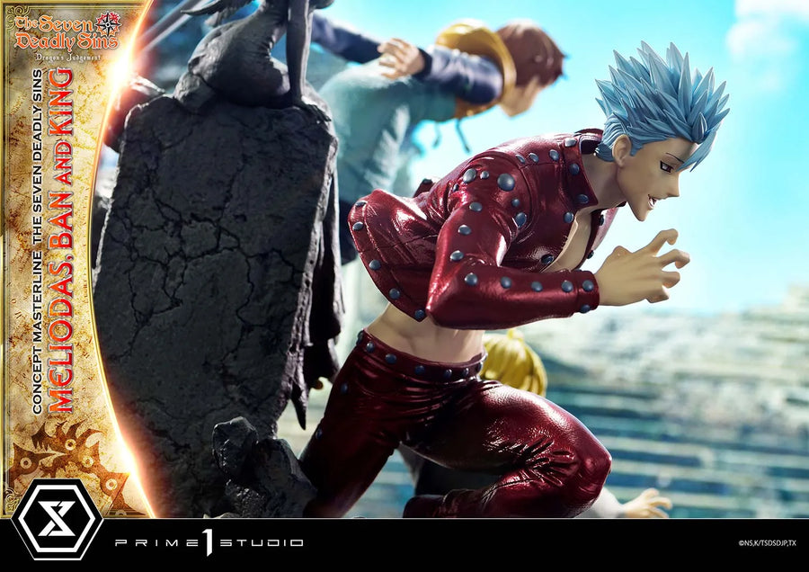 Meliodas, Ban and King (Regular Version) The Seven Deadly Sins – Prime1Studio – ActionFigure Brasil