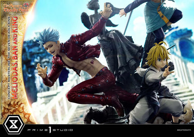 Meliodas, Ban and King (Regular Version) The Seven Deadly Sins – Prime1Studio – ActionFigure Brasil