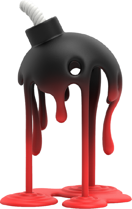 Melting Bomb - LIMITED EDITION – Mighty Jaxx – ActionFigure Brasil