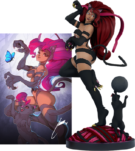 Menat as Felicia: Player 2 - LIMITED EDITION: 450 (Exclusive) – PCS – ActionFigure Brasil