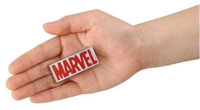 MetaColle - Marvel: Logo Collection / Metallic Redㅤ – Gantaku – ActionFigure Brasil — close
