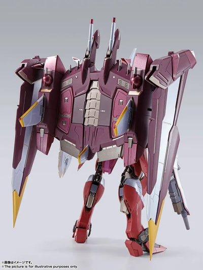 METAL BUILD Justice Gundam "Mobile Suit Gundam SEED"ㅤ – Bandai Spirits – ActionFigure Brasil — ângulo diferente