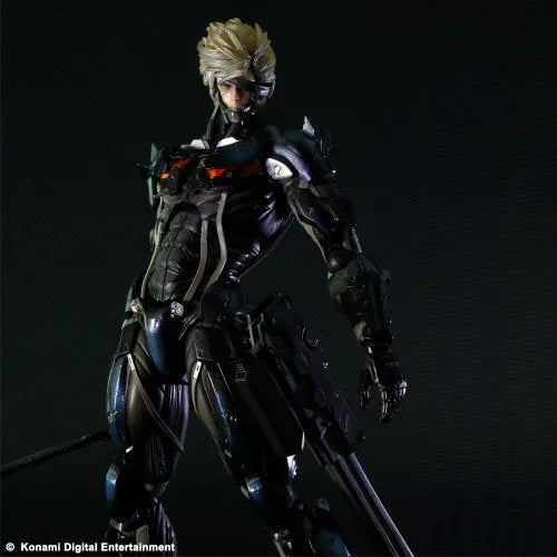 Metal Gear Rising: Revengeance - Raiden - Play Arts Kai - Black Armour ver. (Square Enix)ㅤ – Square Enix – ActionFigureBrasil