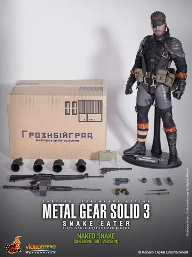 Metal Gear Solid 3: Snake Eater - Naked Snake - 1/6 - Sneaking Suit Version (Hot Toys)ㅤ – Hot Toys – ActionFigure Brasil