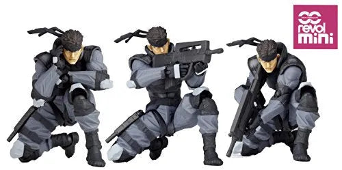 Metal Gear Solid - Solid Snake - Revolmini rm-001 - Revoltech (Kaiyodo)ㅤ – Kaiyodo – ActionFigureBrasil