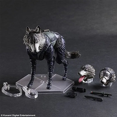 Metal Gear Solid V: The Phantom Pain - Diamond Dog - Play Arts Kai (Square Enix)ㅤ – Square Enix – ActionFigureBrasil — ângulo diferente