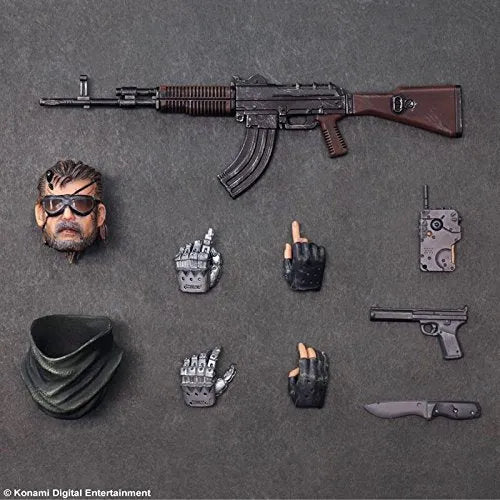 Metal Gear Solid V: The Phantom Pain - Naked Snake - Play Arts Kai - Splitter ver. (Square Enix)ㅤ – Square Enix – ActionFigure Brasil