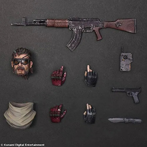 Metal Gear Solid V: The Phantom Pain - Naked Snake - Play Arts Kai - Venom ver. (Square Enix)ㅤ – Square Enix – ActionFigureBrasil