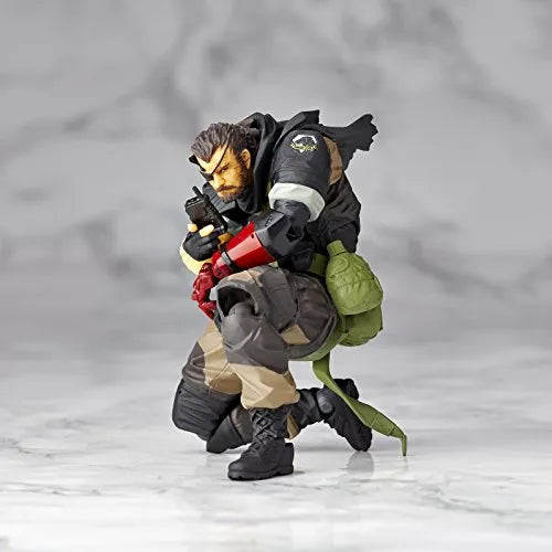 Metal Gear Solid V: The Phantom Pain - Naked Snake - Revolmini rm-012 - Revoltech - Venom ver. (Kaiyodo)ㅤ – Kaiyodo – ActionFigure Brasil