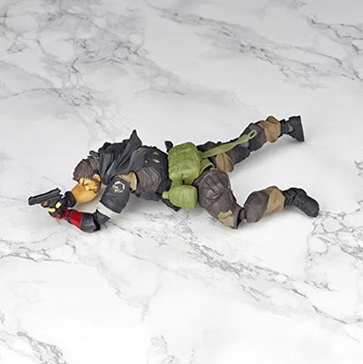 Metal Gear Solid V: The Phantom Pain - Naked Snake - Revolmini rm-012 - Revoltech - Venom ver. (Kaiyodo)ㅤ – Kaiyodo – ActionFigure Brasil — detalhe do produto