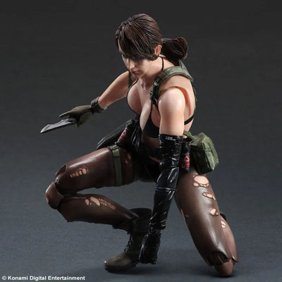 "Metal Gear Solid V The Phantom Pain" Play Arts Kai Quietㅤ – Square Enix – ActionFigureBrasil — embalagem