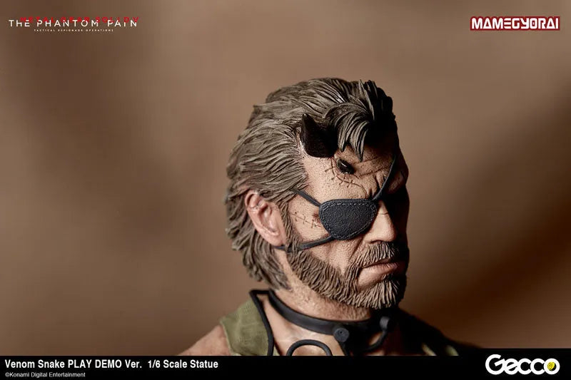 Metal Gear Solid V: The Phantom Pain - Venom Snake - 1/6 - Play Demo Ver. (Gecco, Mamegyorai)ㅤ – Gecco As Manufacturer,Mamegyorai As Distributor – ActionFigure Brasil